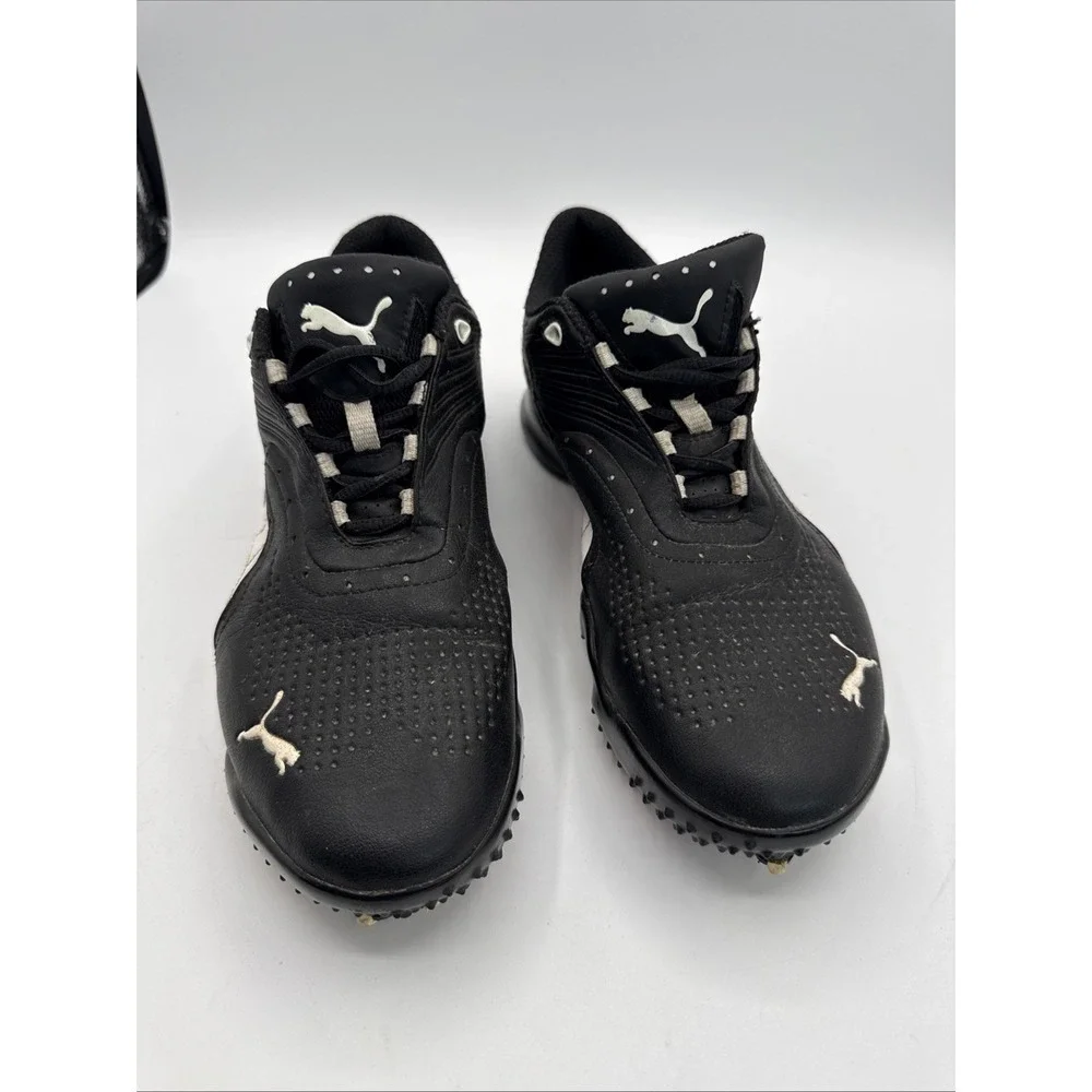 Puma SmartQuill GTX Men's Golf Shoes Size 10 Waterproof Black White Leather